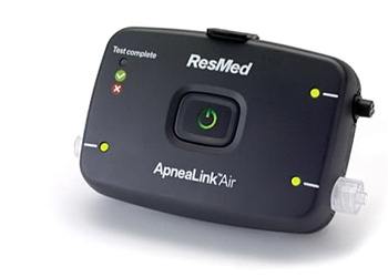 An image of the ResMed Apnea Link Home Sleep Testing system