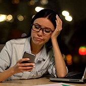 Woman unable to focus in Powell